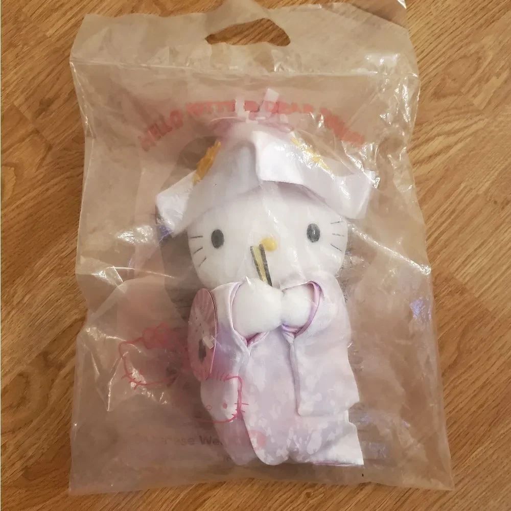 Sanrio Hello Kitty Japanese Wedding Bride Year 2000 McDonalds Plush Collectible